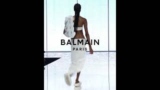 BALMAIN SS22 Fashion Show [upl. by Yrrej]