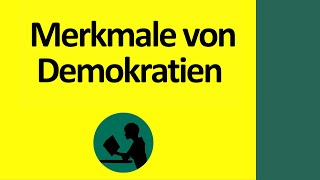 Merkmale von Demokratie [upl. by Elehcin]