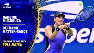 Garbine Muguruza vs Bethanie MattekSands Full Match  2024 US Open [upl. by Bradford]