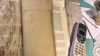 Extra large junk journal pages signatures amp easy sewing [upl. by Sregor]