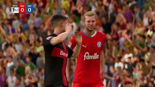 Gameplay FC 24  Bayer Leverkusen  Holstein Kiel  Bundesliga  20242025 [upl. by Aneehsit215]