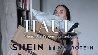 HAUL  Shein Myprotein a Knihobot [upl. by Eneleahcim]