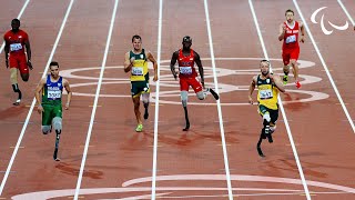 Athletics  Mens 200m  T44 Final  London 2012 Paralympic Games [upl. by Hendren]