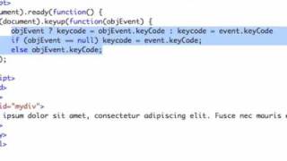 Detecting Key Press in Jquery [upl. by Ardnazil414]