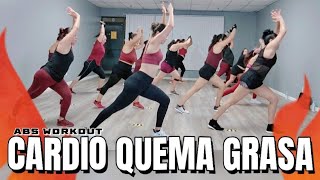 cardio abdomen  Cardio Quema Grasa  No Jumping [upl. by Samled65]