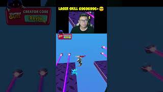 This looks Laser Skill 69696969 in stumble guys😱 But wait for the ending [upl. by Llerred896]