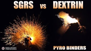 SGRS vs DEXTRIN in Firework Stars  Different Firework Binders Test [upl. by Yentroc]