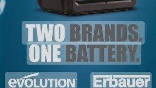 Erbauer tools compatibility test with evolution 5AH batteries [upl. by Ahpla]