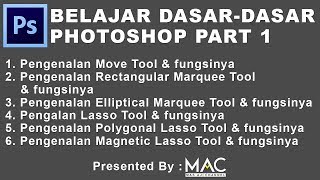 Tutorial photoshop pemula sampai mahir Part 1 [upl. by Curren371]