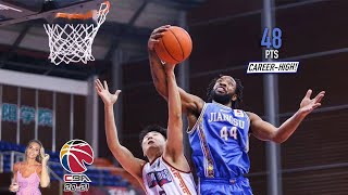 Dezmine Wells 戴小龙 🐲 CareerHigh 48 Pts Full Highlights vs 南京同曦宙光大圣 091220 BuzzerBeater [upl. by Icam94]