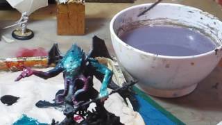 FIGONE CTHULHU  Wet blending WIP by Jérémie Bonamant Teboul [upl. by Basir]