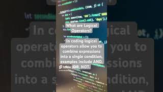 What are Logical Operators [upl. by Eremaj]