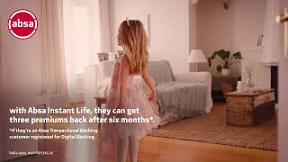 Protect your family with Absa Instant Life cover​ [upl. by Tymon]