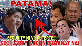 SEC GADON PINATAMAAN SI SEN BATO SA ISEU NG 400 MAHIGIT NA SECURITY NI VP DUTERTE [upl. by Christoforo578]