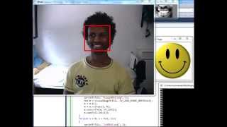 OpenCV Smile Detector at unimi [upl. by Priest430]