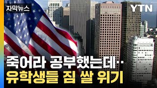 자막뉴스 quot100 운quot공부 끝낸 미국 유학생 상당수가 귀국  YTN [upl. by Sidra743]