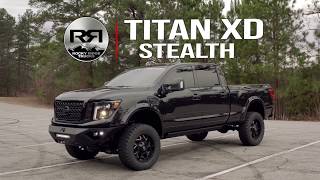 Nissan Titan XD STEALTH by Rocky Ridge [upl. by Aohsoj]