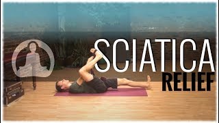 Hatha Yoga with David Procyshyn Sciatica Relief [upl. by Aneis]