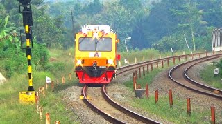 KERETA APA INI⁉️ MOMEN KERETA API NGEBUT EPIK DI TIKUNGAN SURUPAN TAMBAK BANYUMAS [upl. by Pantheas]