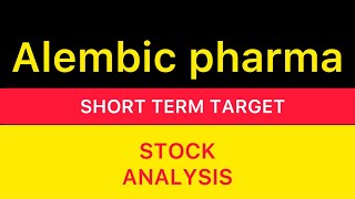 ALEMBIC LTD STOCK TARGET ANALYSIS 🟫 ALEMBIC LTD STOCK NEWS  ALEMBIC STOCK CRASH NEWS 311024 [upl. by Sletten]