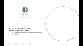 Korrektur der Mannschaftsaufstellungen durch Schiedsrichter  DFBnet Videoschulung [upl. by Curson996]