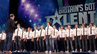 Only Boys Aloud  The Welsh choirs Britains Got Talent 2012 audition  UK version [upl. by Meer]