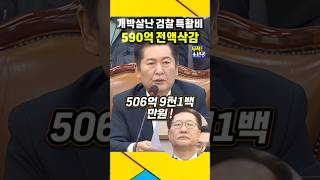 개박살난 검찰 검찰 특활비 590억 전액삭감  확정 정청래 검찰공화국 검찰비리 검찰특활비 김건희특검 윤석열 비선실세김건희 [upl. by Nylarak]