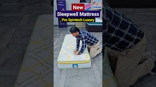 Sleepwell Spintech Luxury Mattress reels shorts sleepwell sleepwellmattress mattressreview [upl. by Adaminah]