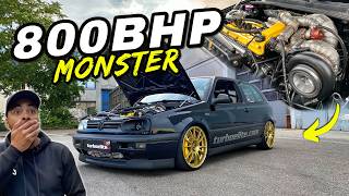 THE 800BHP SIDEWINDER TURBO MK3 VW GOLF FROM HELL [upl. by Erlene]