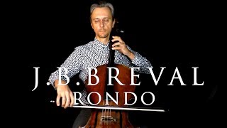 Breval Rondo Suzuki book 6 Cello Concerto D major Fast and Slow tempo  Practice with Cello Teacher [upl. by Rolo]