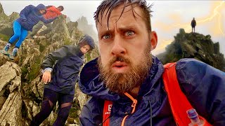 The most dangerous route up Helvellyn  Striding Edge [upl. by Oiruam]