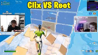 Clix VS Reet 2v2 TOXIC Fights w Veno amp Ritualx [upl. by Enois]