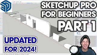 Getting Started with SKETCHUP PRO in 2024 Part 1  BEGINNERS START HERE [upl. by Aiken744]