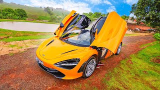 FUI VISITAR O SITIO DO MEU AMIGO DE MCLAREN 720S [upl. by Aisatsan]