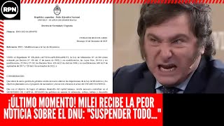 ¡URGENTE BOMBAZO de Navarro sobre el DNU de Milei quotEs causal de JUICIO POLÍTICOquot [upl. by Snashall]