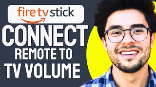 How to CONNECT Amazon Firestick remote to tv volume 2024 Updated [upl. by Pegma]