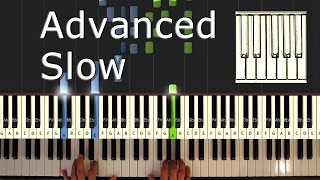 Canon in D  Piano Tutorial Easy SLOW  Pachelbel  How To Play Synthesia [upl. by Ociredef761]