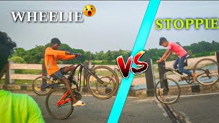 WHEELIESTOPPIE  cycle se hi kar dikhaya stunt ll alex razz ll 2024 ll jharkhand boys [upl. by Yditsahc]