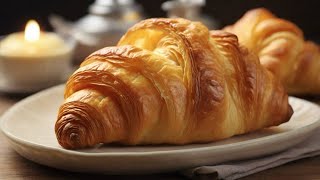 Simple Fast Delicious Croissant Recipe [upl. by Ahtimat]