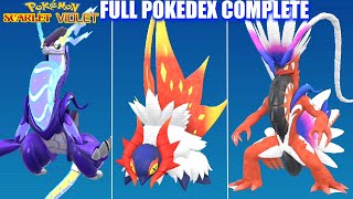 Pokemon Scarlet amp Violet  Full Pokedex  All Pokemon [upl. by Yregerg]