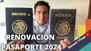 Renovación Pasaporte Mexicano 2024 paso a paso en menos de 5 días [upl. by Christopher]