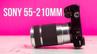 The Best Telephoto Lens For Beginners  Sony E 55210mm OSS Zoom Lens [upl. by Nnaed]