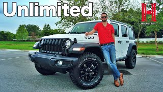 2021 Jeep Wrangler Willys  Interior Exterior  Full Review [upl. by Lampert]