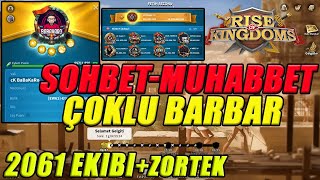 KVK Dayız  Sohbet Muhabbet  Çoklu Barbar  komutanların hakkında Rise Of Kingdoms [upl. by Niwri]