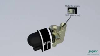 Bathroom Diverter How to install Jaquar 3 inlet diverter fitting [upl. by Aihsatsan]