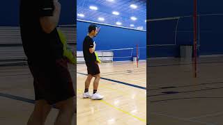 How to hold 20 shuttles badminton [upl. by Gnuy818]