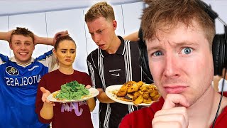 YOUTUBER COOK OFF VS TALIA MAR REACTION [upl. by Greabe205]