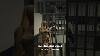 Got caught by the police again part 3 gta trending fivem police girlgamer fivemroleplayclips [upl. by Eolhc]