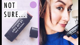 FRENCH GIRL Le LIP TINT Review  Swatches Before and After [upl. by Eduj]