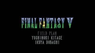 FINAL FANTASY 5 Opening demo with my DTM sound track Ahead on Our Way [upl. by Aniluj]